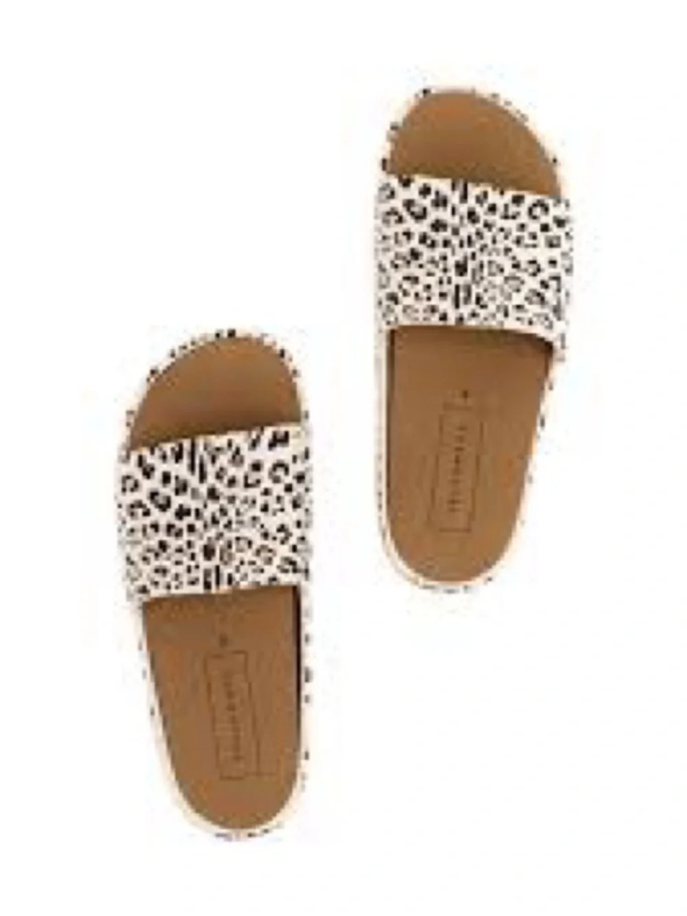 Yellow Box Sandals Womens Size 7 Leopard Print Torrey Platform Slide Shoes - Picture 7 of 7